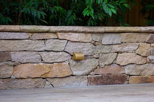 Stone cladding to block wall, Alpine by Eco Outdoor